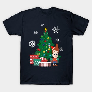 Jimmy Neutron Around The Christmas Tree T-Shirt